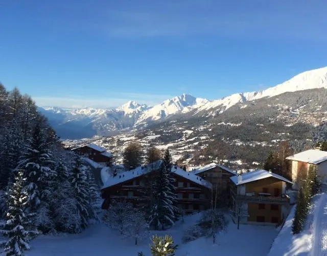 Mountain View Cosy, Comfortable 1 Bed-Room Luxury Appartment Crans-Montana
