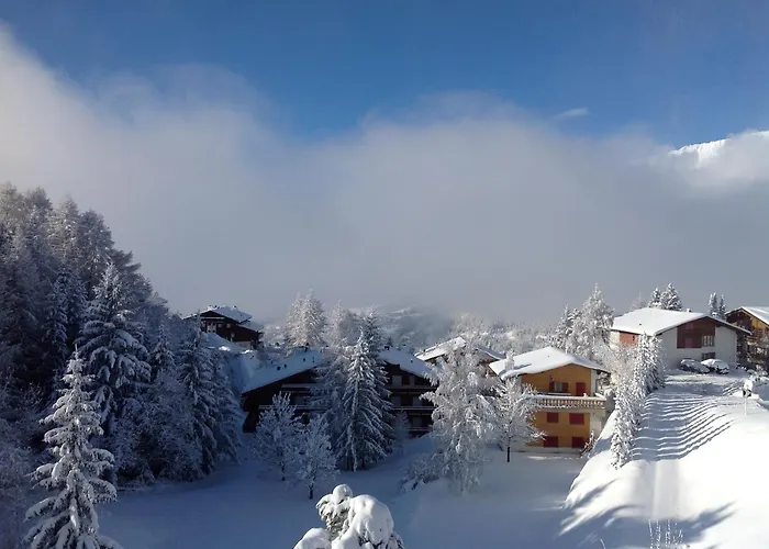 Mountain View Cosy, Comfortable 1 Bed-Room Luxury Appartment Crans-Montana
