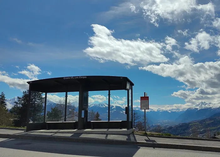 Mountain View Cosy, Comfortable 1 Bed-Room Luxury Appartment Crans-Montana